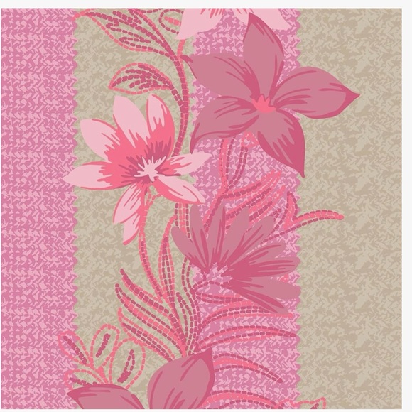 Vera Bradley Mini Straw Backpack in “Candy Pink Stripe” pink embroidery.  NWT - Picture 3 of 4